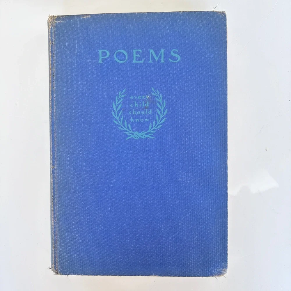 Vintage Childrens Nursery Rhymes Books Set 4 Oxford Dictionary Poems 1941 House